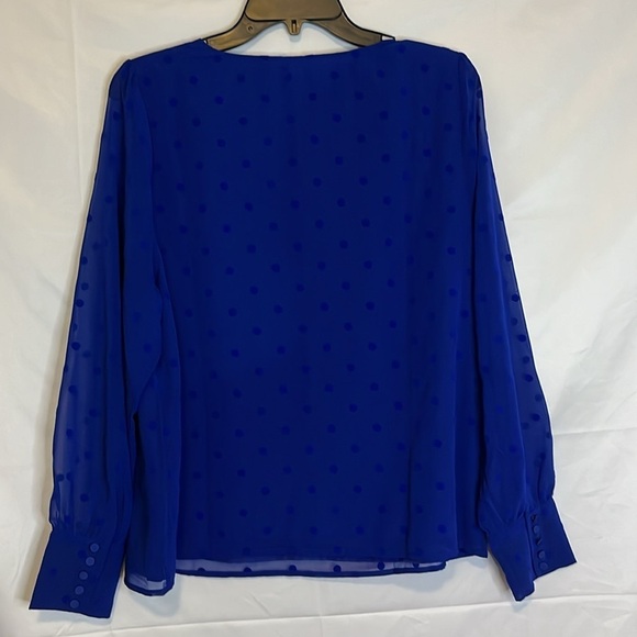 Women's, J.Crew, Light Weight, V-Neck, Dotted Detailed, Long Sleeve, Size Large - Picture 5 of 12